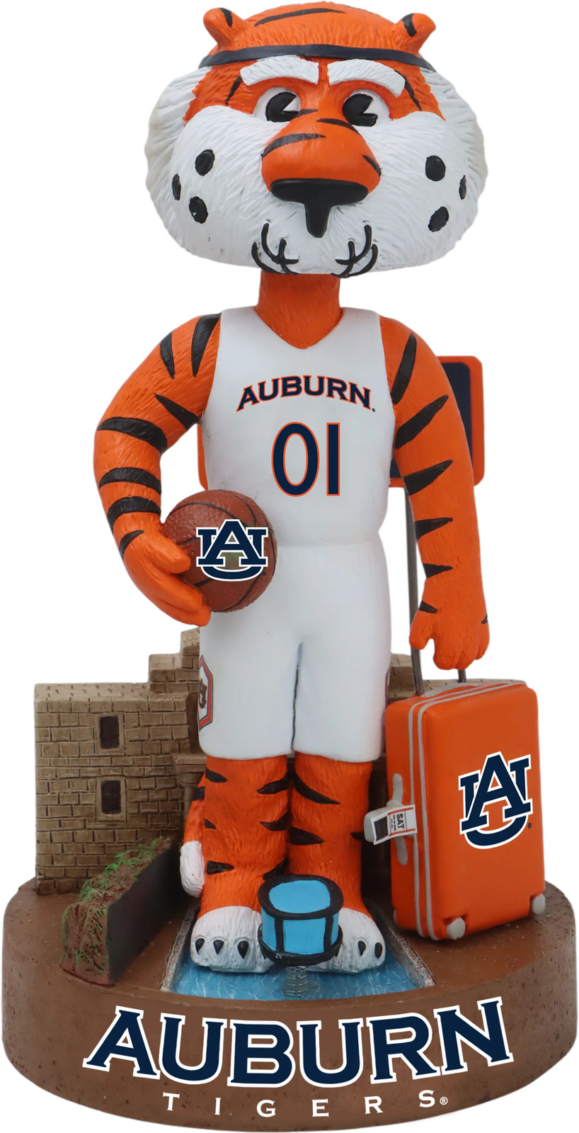 Aubie The Tiger Auburn Tigers Welcome To San Antonio Bobblehead NCAA College Aubie The Tiger Auburn Tigers Welcome To San Antonio Bobblehead NCAA College