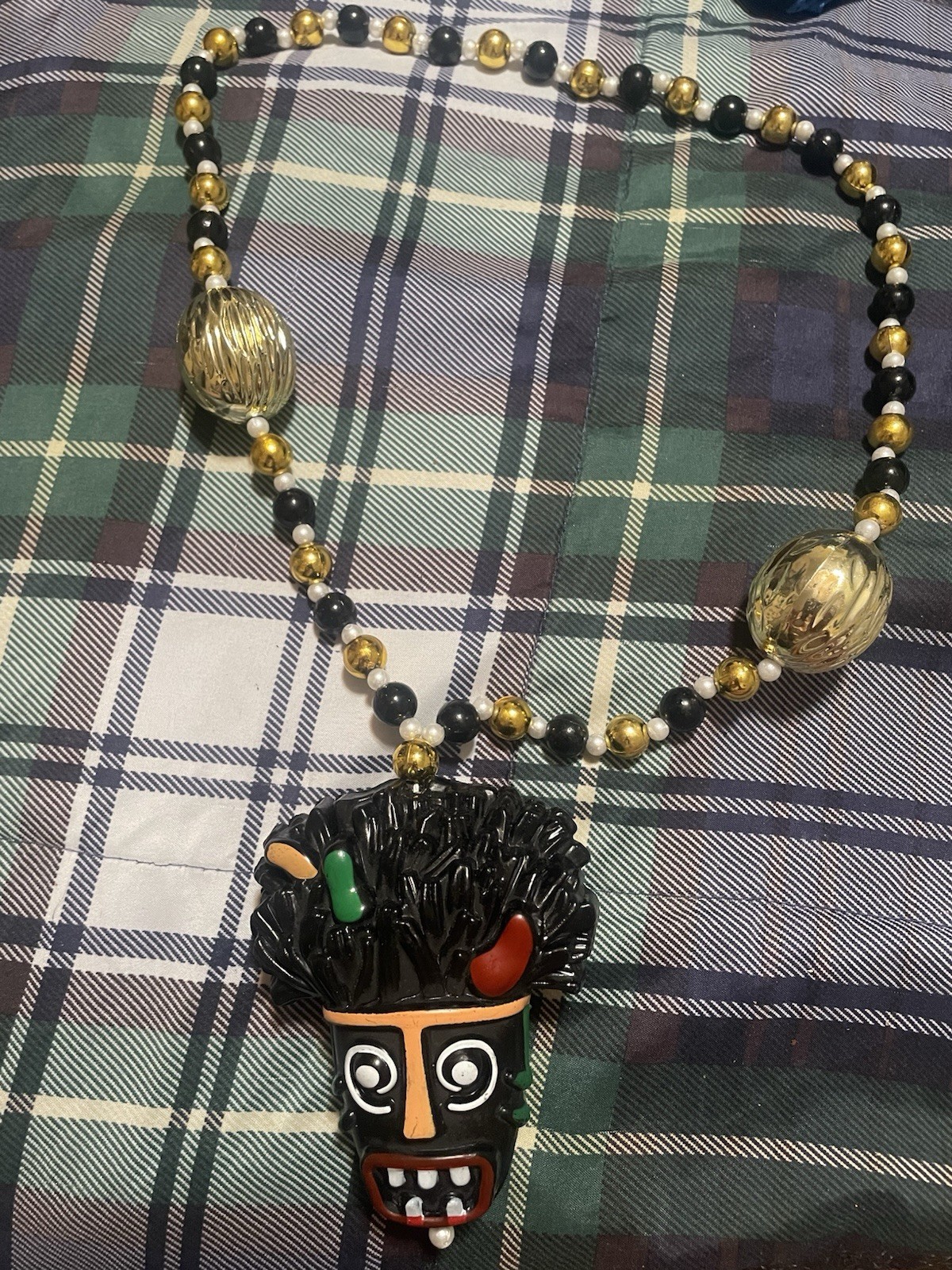 Krewe Of Zulu Medallion Warrior Bead Mardi Gras New Orleans 2026
