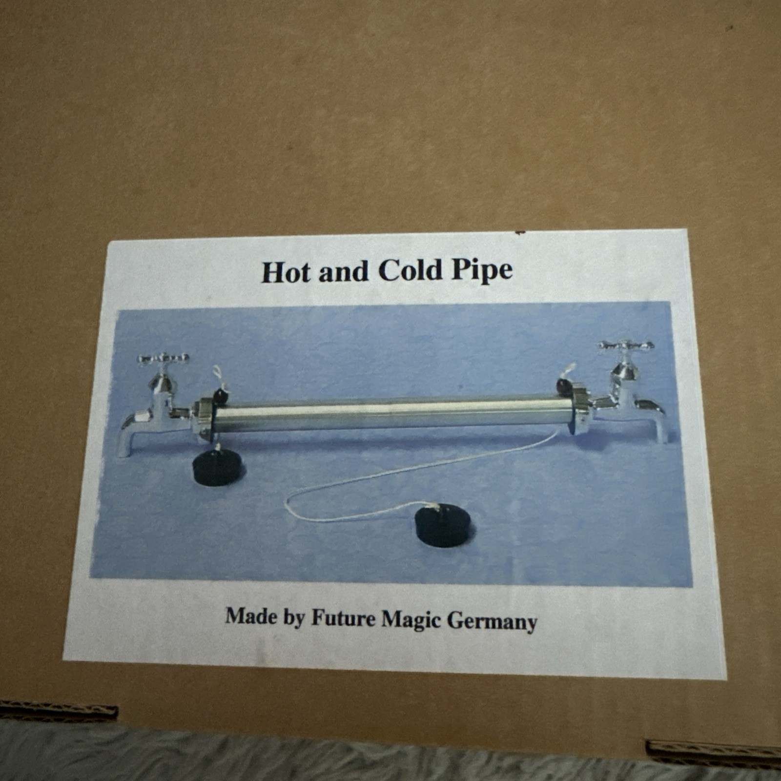 Hot And Cold Pipe Magic Trick By Future Magic Germany 2011 Rare