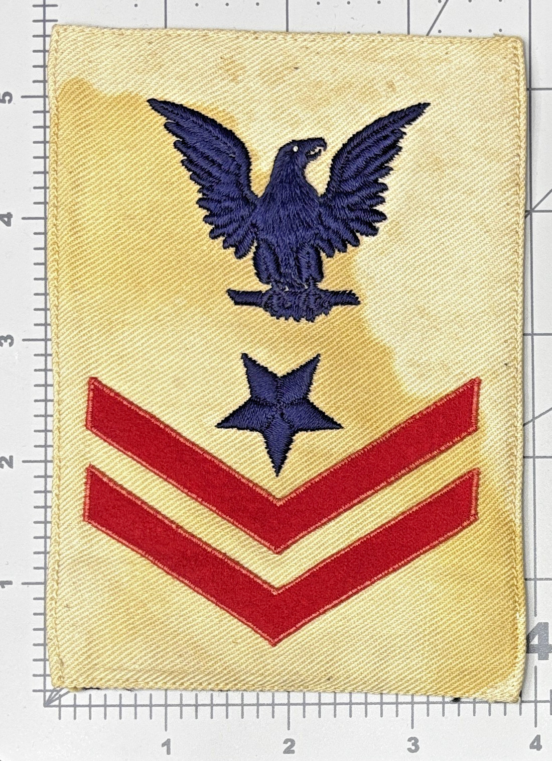 1905 - 1913 US Navy 2nd Class Master At Arms Rate Inv# K8051 1905 - 1913 US Navy 2nd Class Master At Arms Rate Inv# K8051
