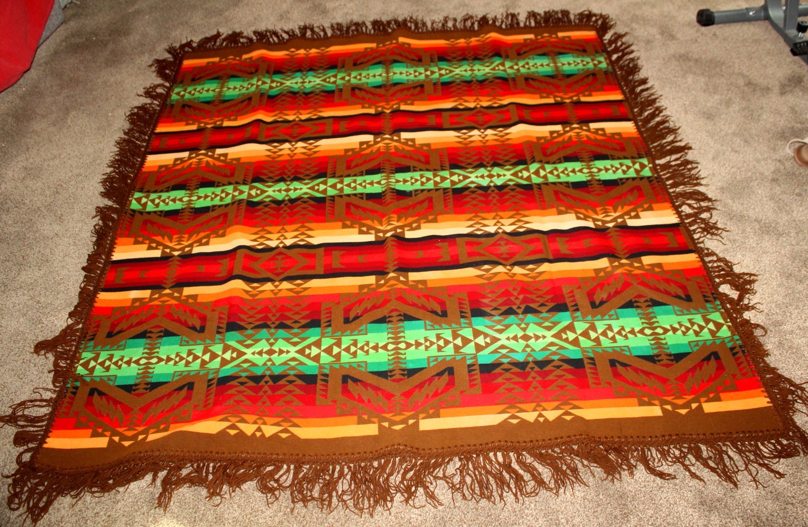 Pendleton Beaver State Cayuse 1920\'S Vintage Blanket Native American 60X65\