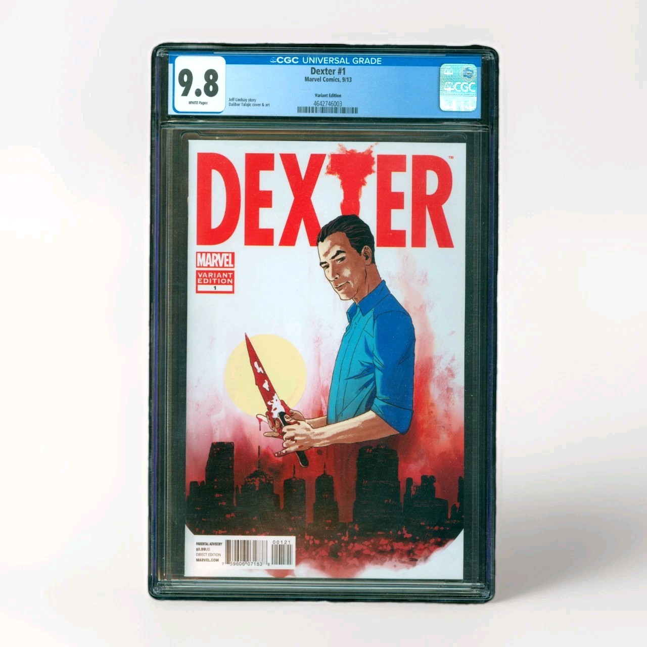 Dexter #1 Talajic 1:25 Variant CGC 9.8 1st Appearance Comics Horror Marvel 2013