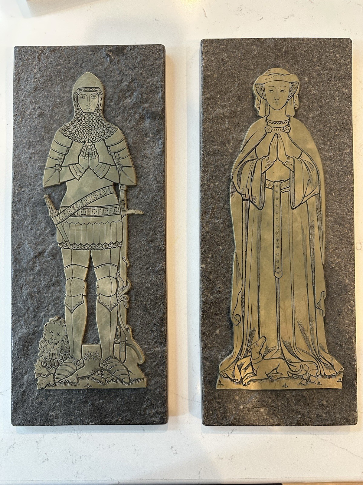 Brass Plaques General Sir Robert & Dame Jemima Wilson Westminster Abbey 1849