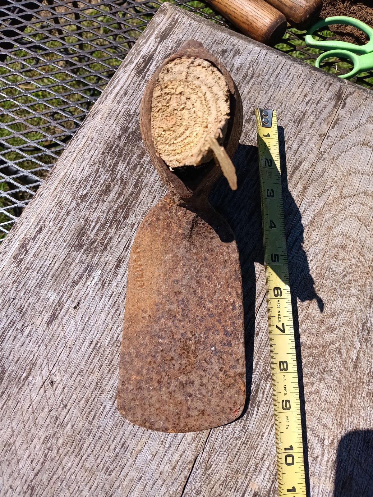 Vintage Grub Hoe Head Tool