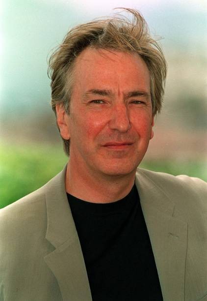 Alan Rickman during a photocall on the rooftop of the Palais des F- Old Photo