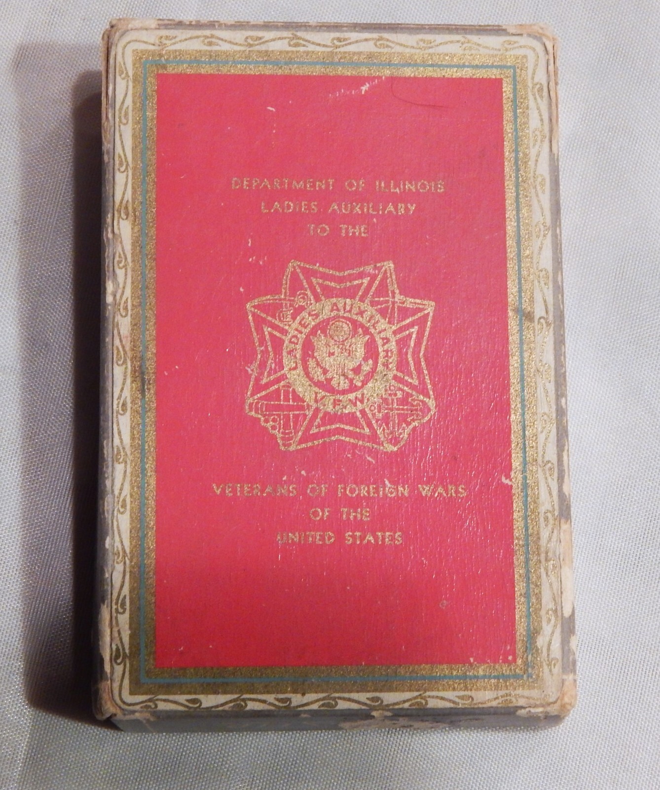 Vintage Playing Cards 1952 Dept of Illinois Ladies Auxiliary VFW of The USA