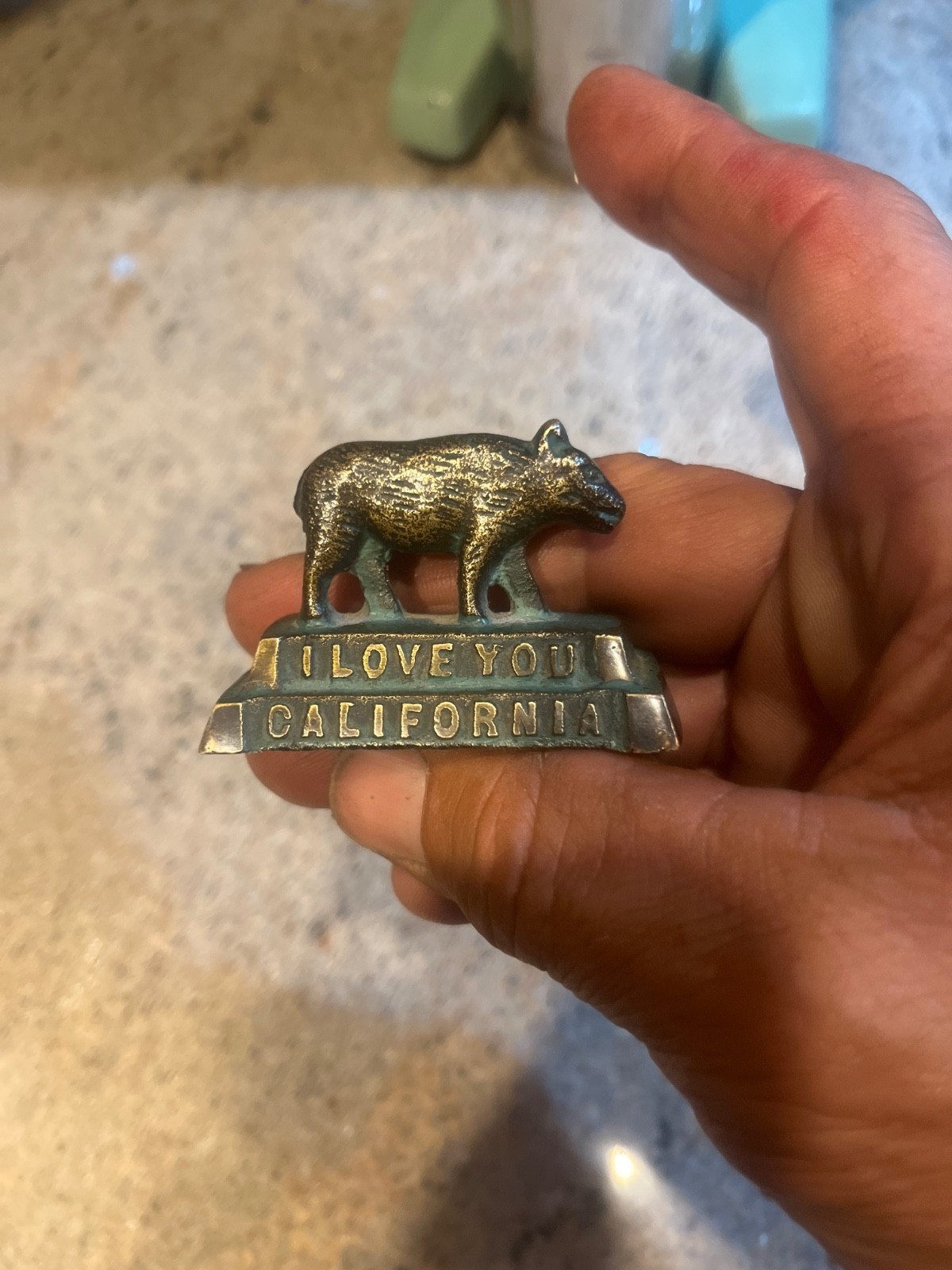 rare advertising paperweight California weiser door handles