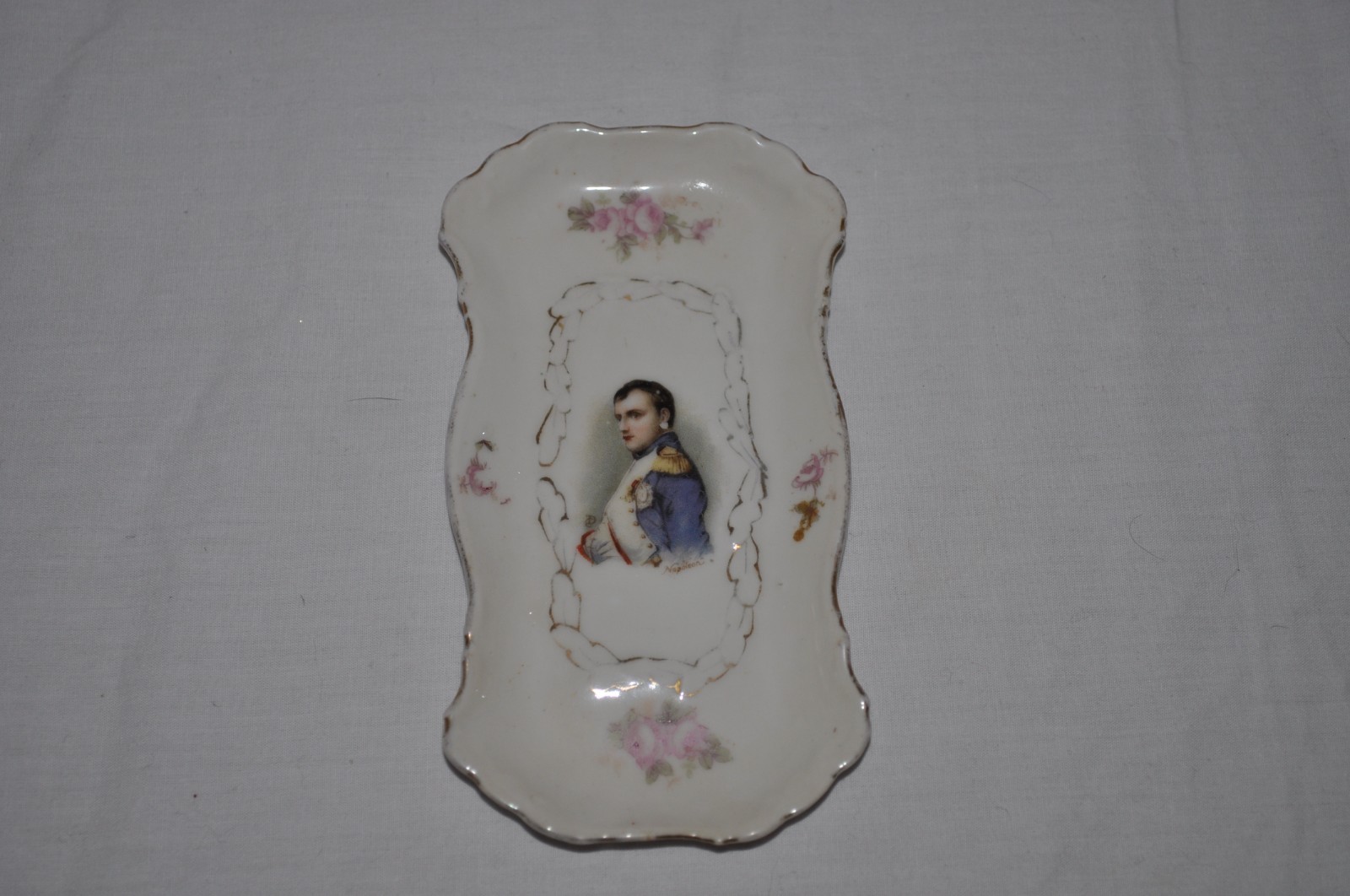 Vintage Napoleon Image trinket tray - Made In Bavaria