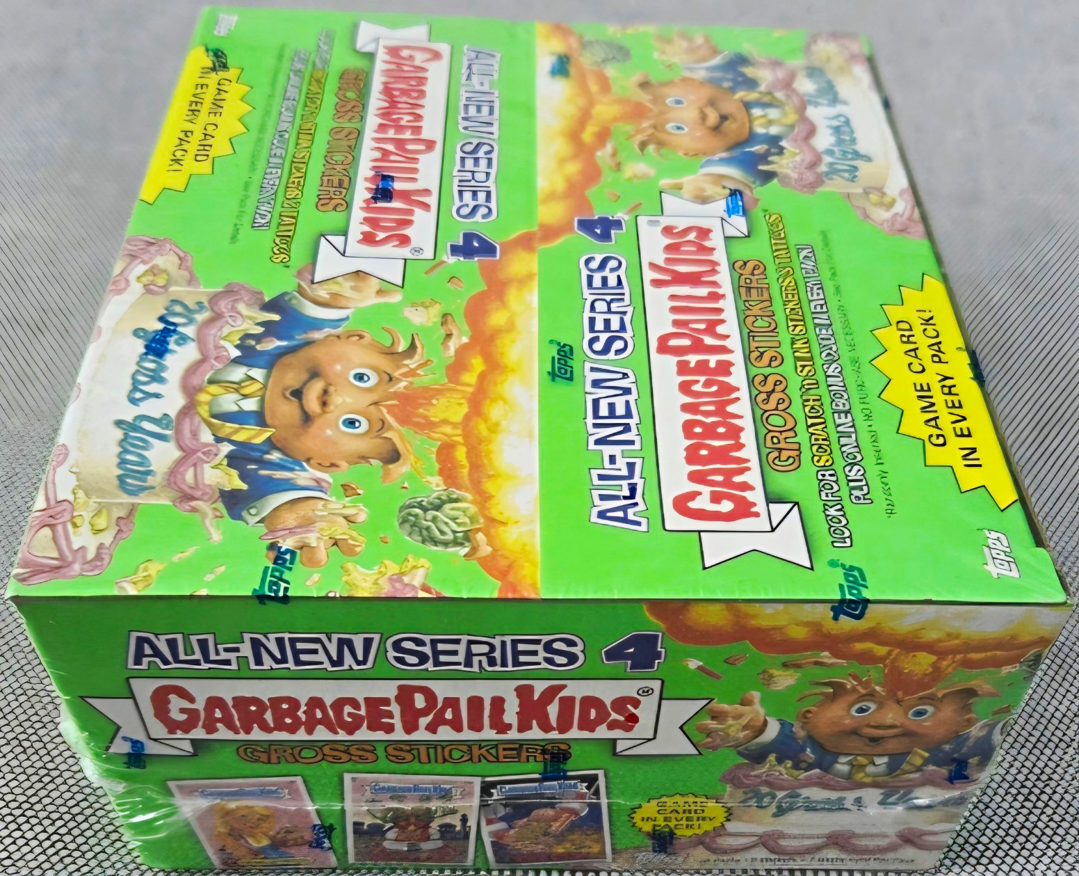 Topps Garbage Pail Kids All-New Series 4 Sealed Sticker Box 36 Packs