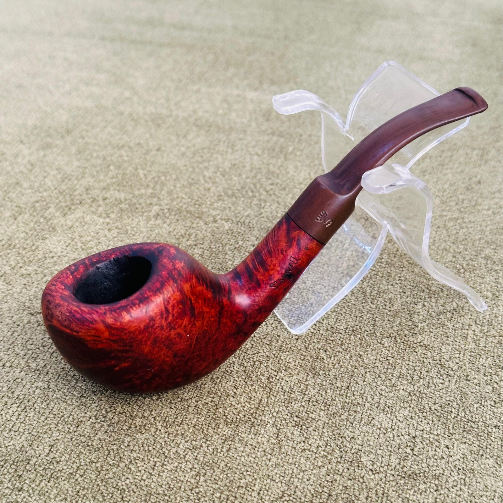 ESTATE STANWELL DE LUXE 25 VINTAGE SMOKING PIPE MADE IN DENMARK USED