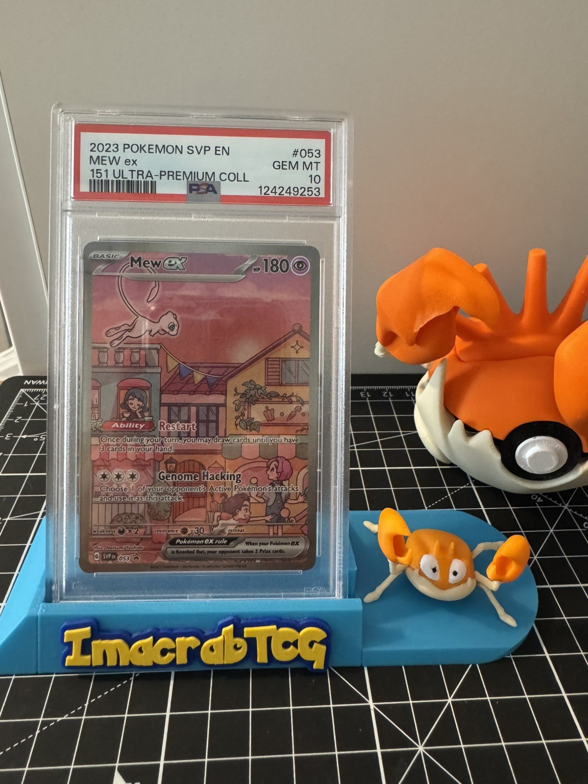 Pokémon TCG Mew ex 053 SVP Sv: Scarlet & Violet Promo Holo English PSA 10