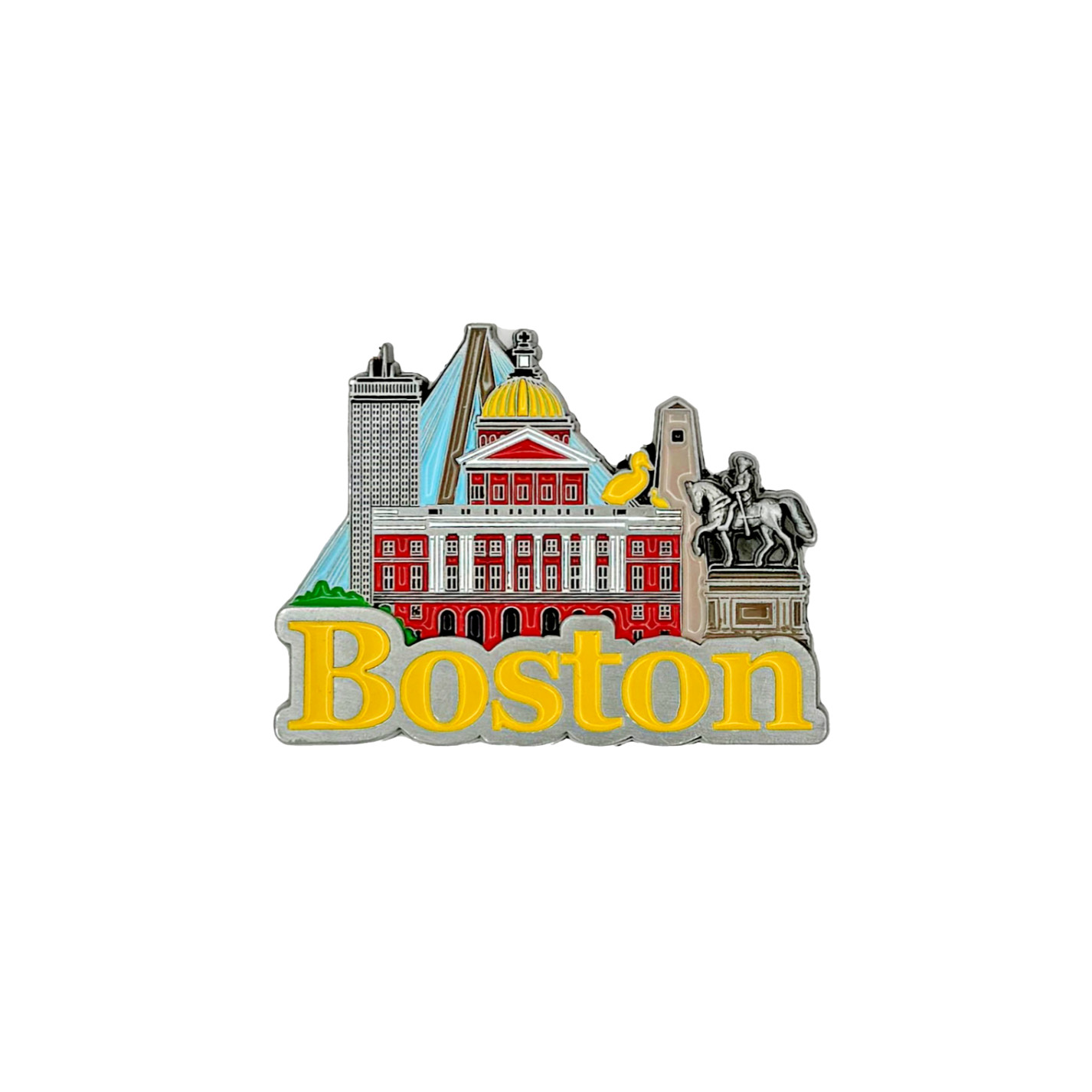Boston Fridge Magnet Metal Souvenir Travel Tourist Historic Gifts Boston Fridge Magnet Metal Souvenir Travel Tourist Historic Gifts