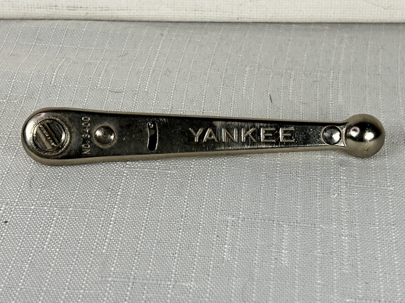Vintage Stanley Yankee No. 3400 Offset Ratchet Slotted Screwdriver Tool. U.S.A.