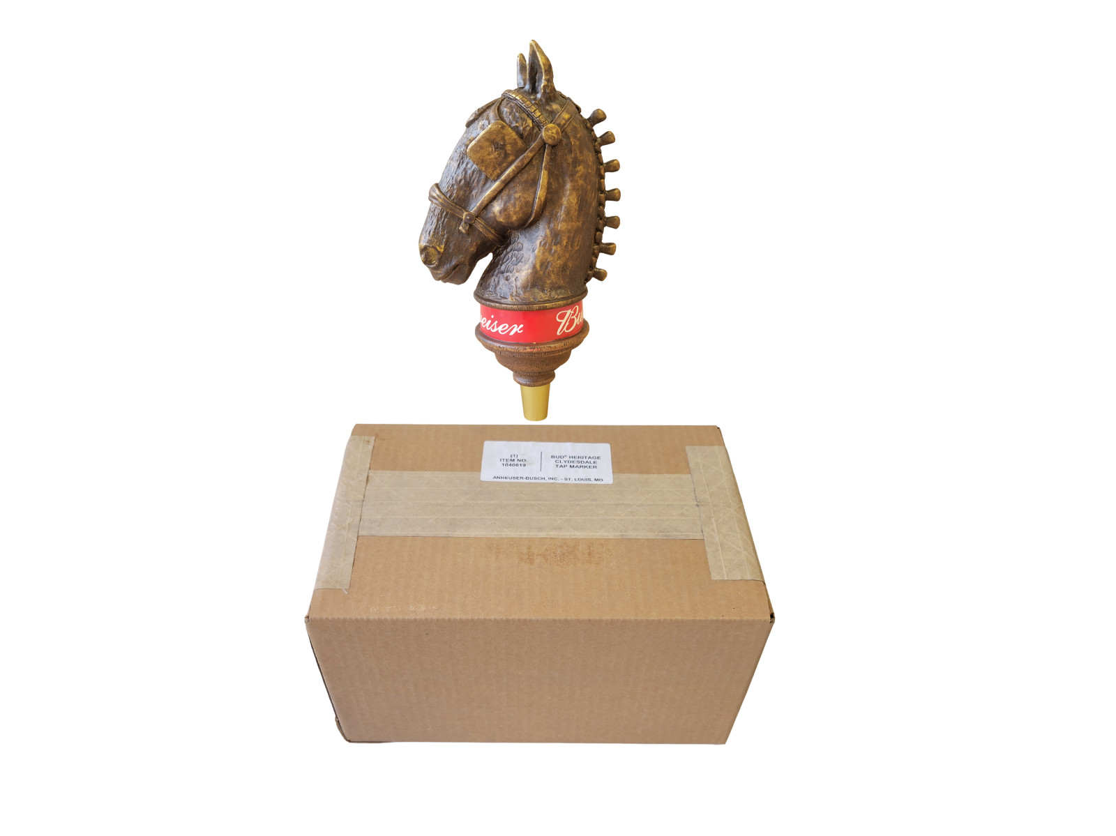 Budweiser Clydesdale Horse Beer Tap Handle, 9 Inch Rare - NEW Budweiser Clydesdale Horse Beer Tap Handle, 9 Inch Rare - NEW
