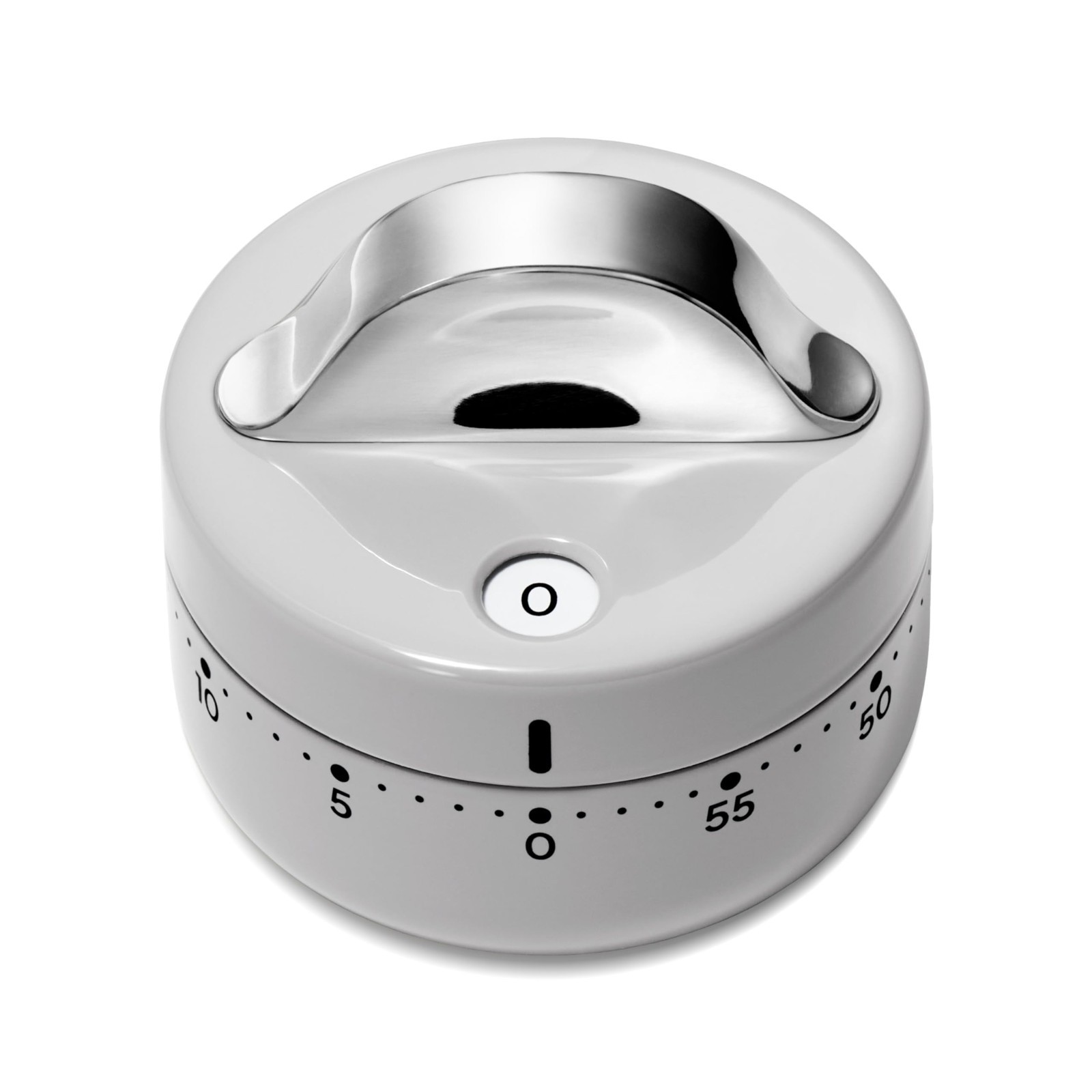 Caraway Mechanical Kitchen Timer - Stainless Steel 60 Minute Wind Up Timer - Sid