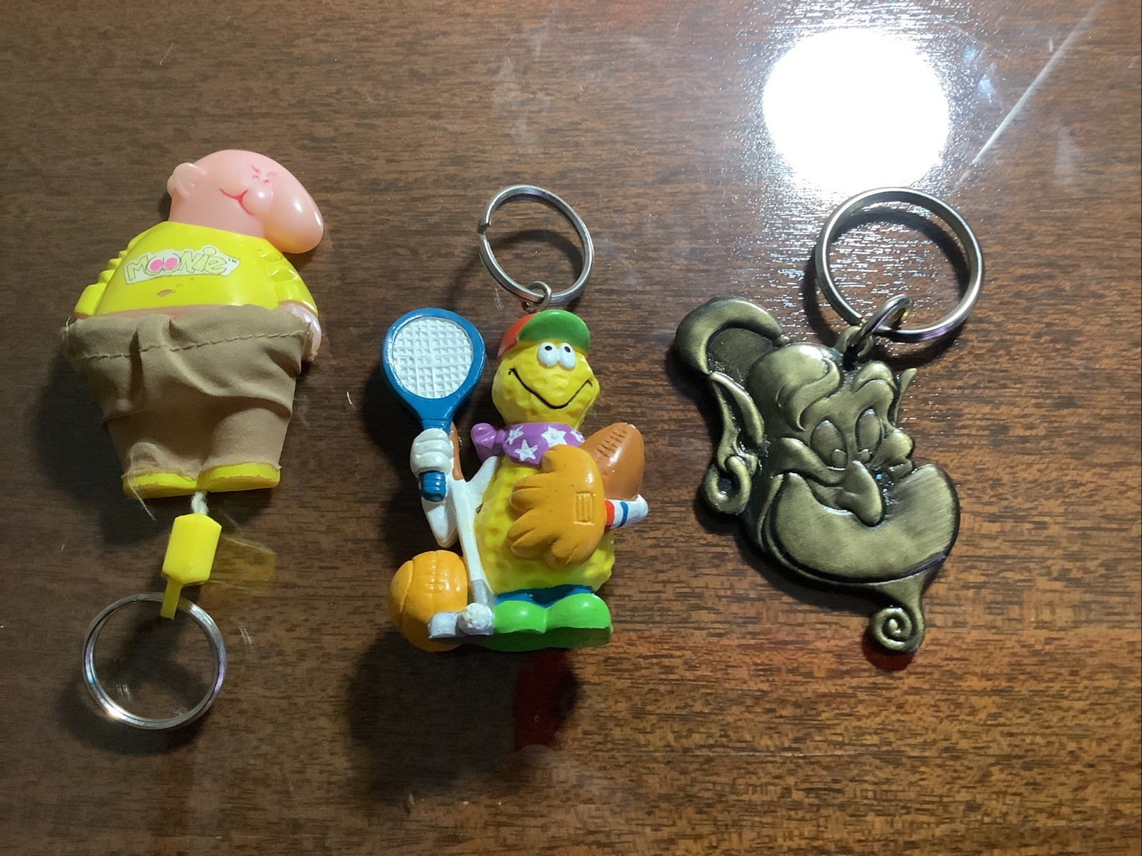 Vintage Keychain Lot – Disney Aladdin, 1990 Jack Wohl Mr. Peanut, 1989 Moonies Vintage Keychain Lot – Disney Aladdin, 1990 Jack Wohl Mr. Peanut, 1989 Moonies