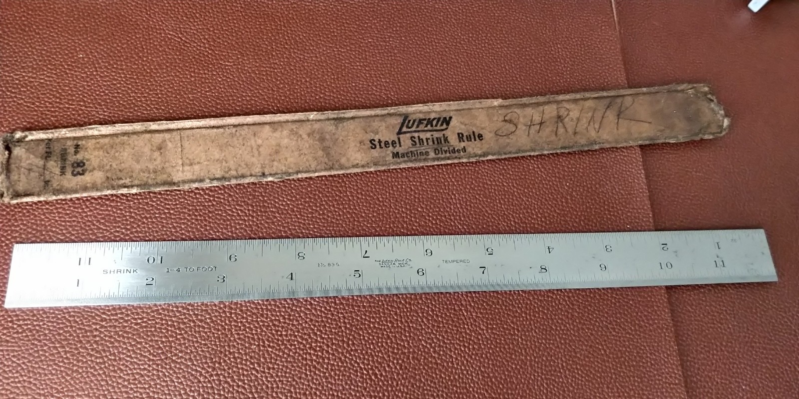 LUFKIN 83G SHRINK RULE 12 LUFKIN 83G SHRINK RULE 12