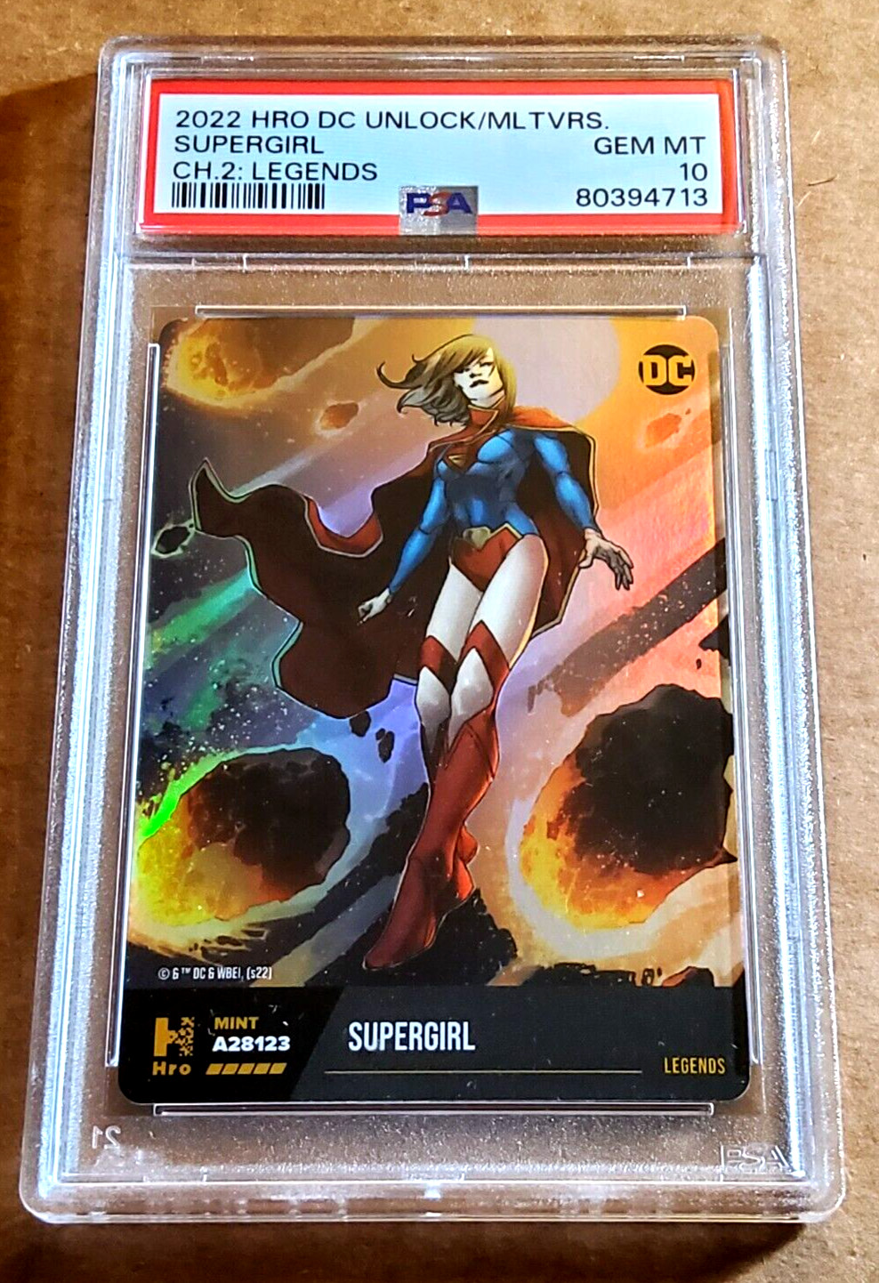2022 HRO Chapter 2 SUPERGIRL Legends Holo card PSA 10 Gem Mint 2022 HRO Chapter 2 SUPERGIRL Legends Holo card PSA 10 Gem Mint