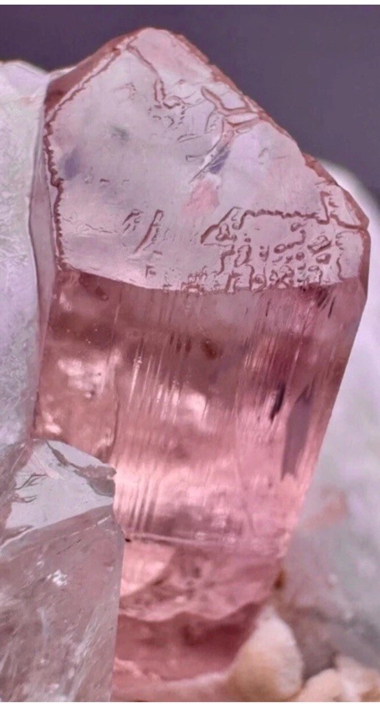 Super Rare Large Magnificent Pink Topaz Crystal Matrix Natural Raw Specemin