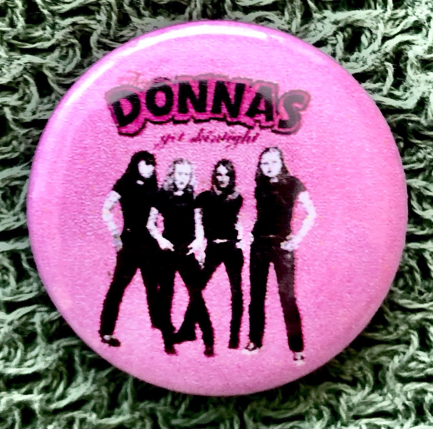The Donnas Pinback Button 1.5” 1999 Get Skintight
