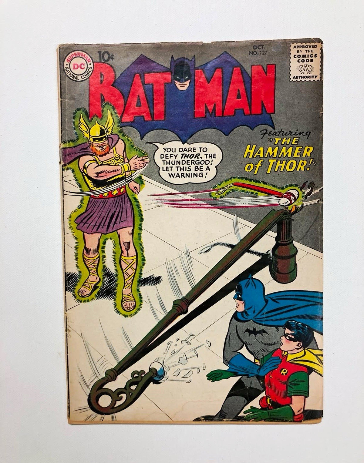 BatMan#127 (1959) 1st Thor in BatMan
