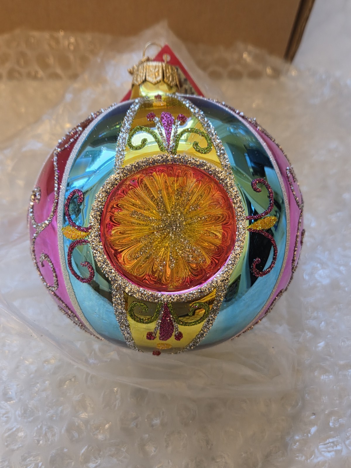 Ornament King Heartfully Yours Christopher Radko CRYSTAL REFLECTIONS Ornament 