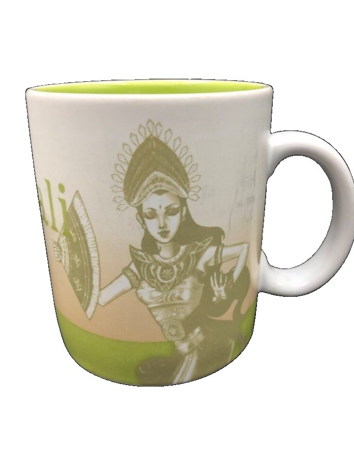 Starbucks Coffee Bali Mug Cup Indonesia Tea 2011 Dancer Series Global Icon 16oz