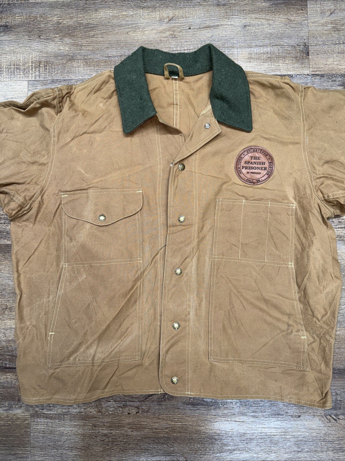 CC FILSON Tin Cloth Jacket Cotton Hunting Fishing Sz XL