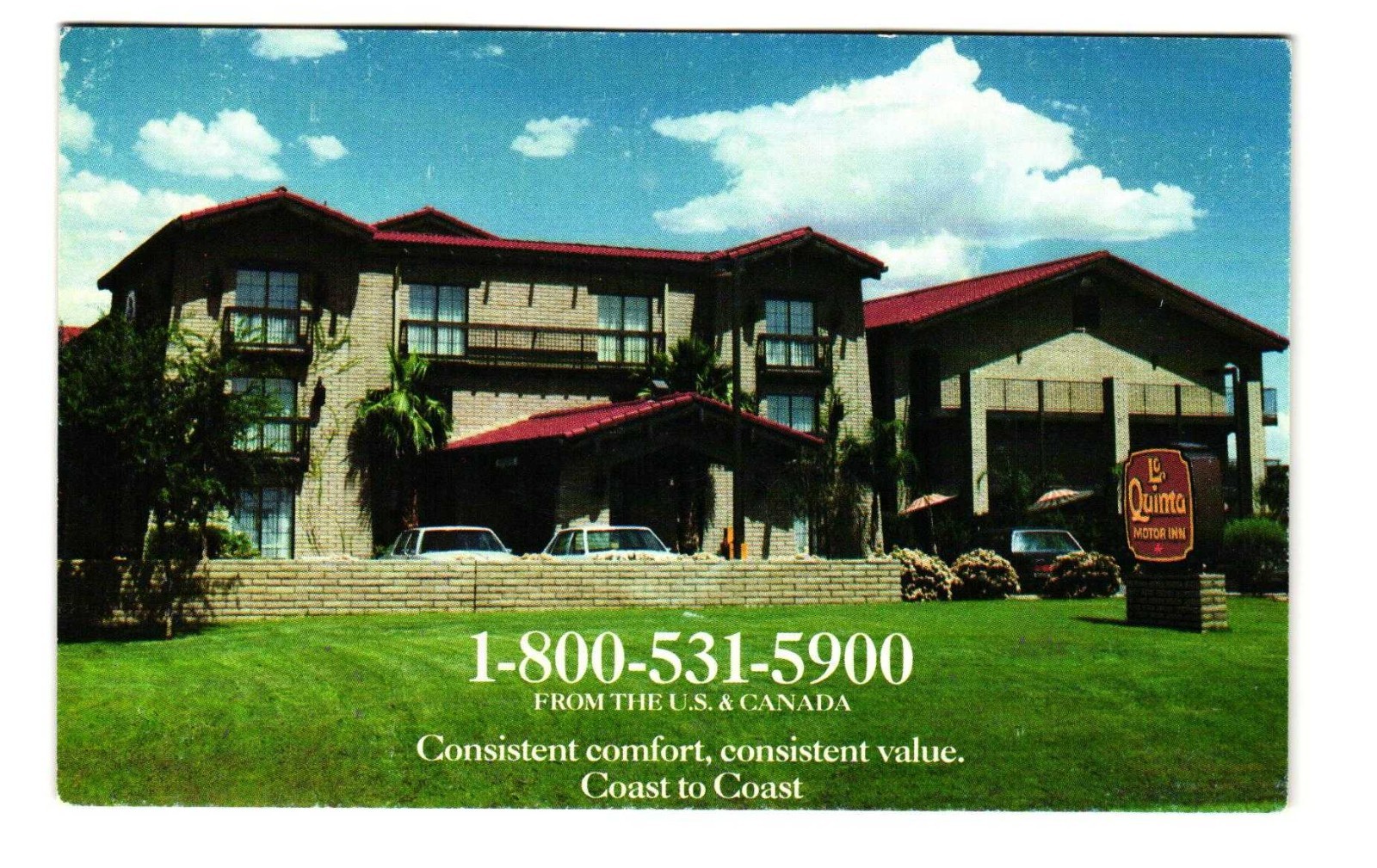 La Quinta Motor Inns vintage postcard unposted