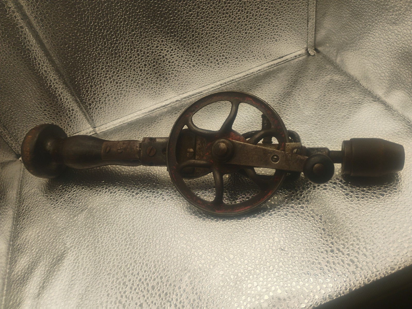 Antique Goodell Pratt Toolsmiths 2 Spd Hand Drill Greenfield MASS. Mar.31 1896 Antique Goodell Pratt Toolsmiths 2 Spd Hand Drill Greenfield MASS. Mar.31 1896