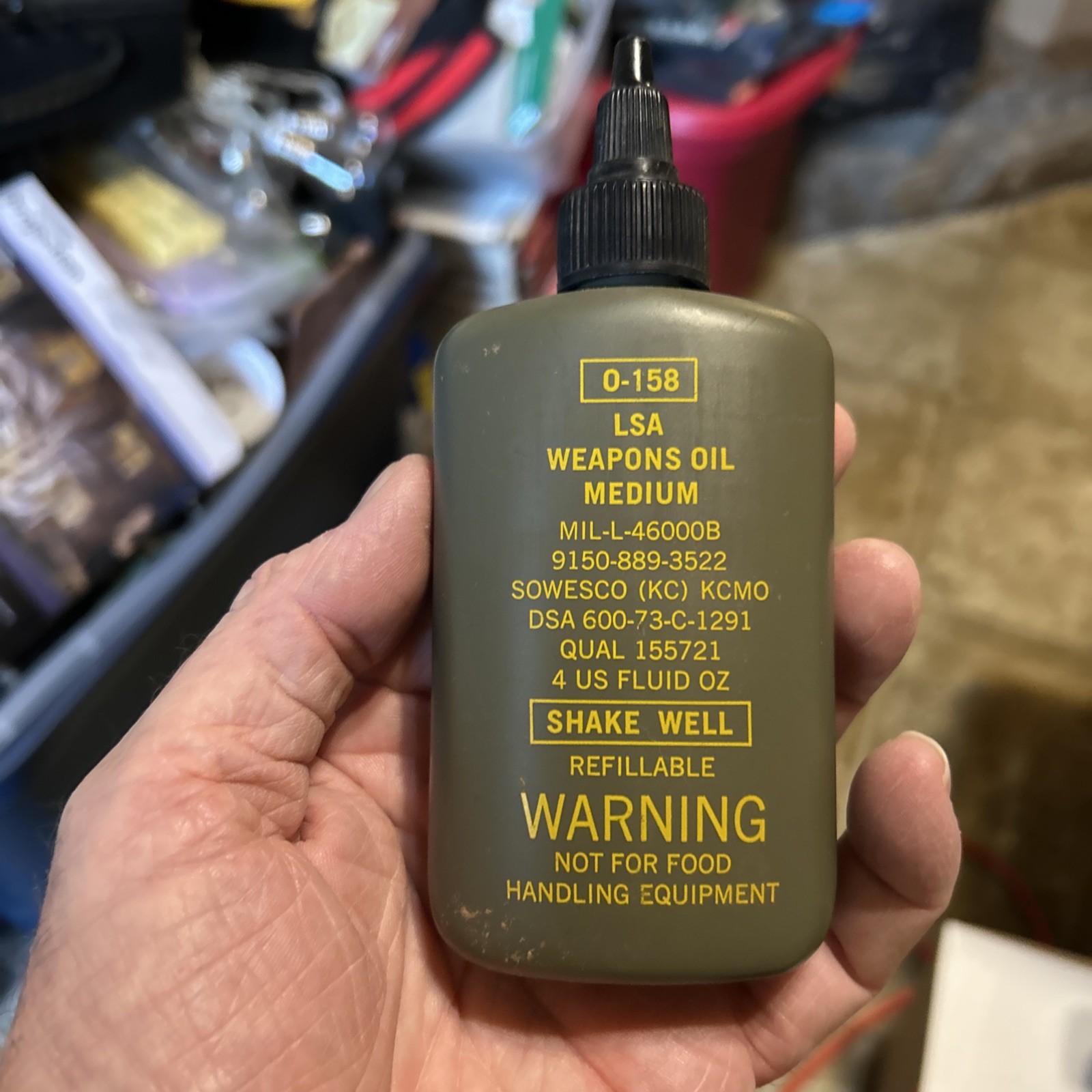LSA Weapons Oil Medium 4 oz 0-158 Bray Oil Company Vintage 4Ounces M-7702