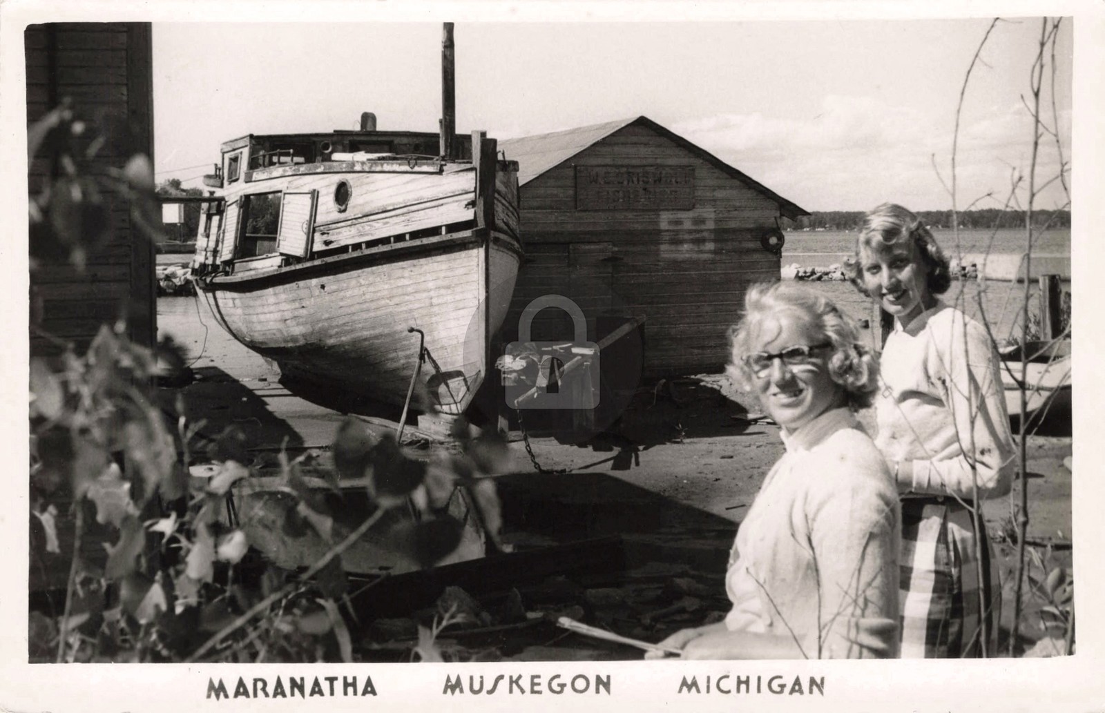 Maranatha, Muskegon MI Michigan RPPC Photo Postcard COPY