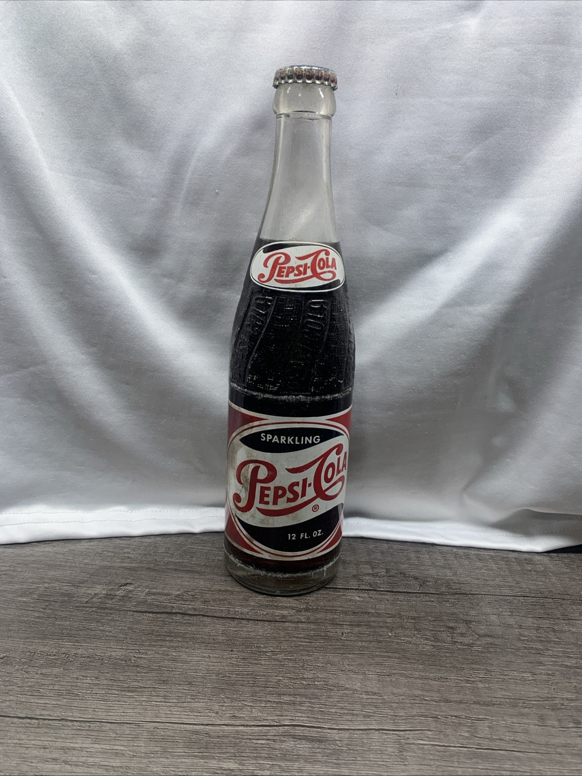Full 10 Oz. 1950’s Pepsi Cola Soda Bottle Many Diff City’s See Description