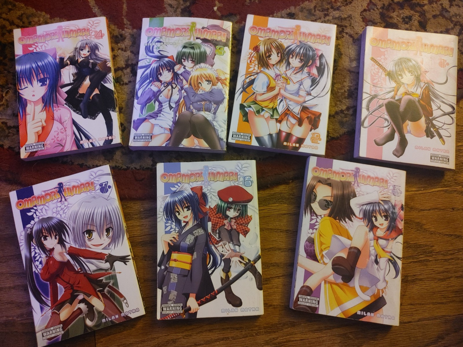 Omamori Himari Manga Set Volumes 1-7 English Edition Complete Series