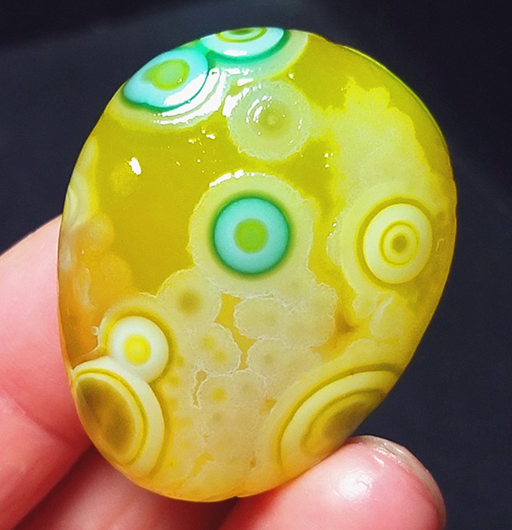 Rare 18G Natural Gobi Agate Eyes Agate/stone Madagascar C1295