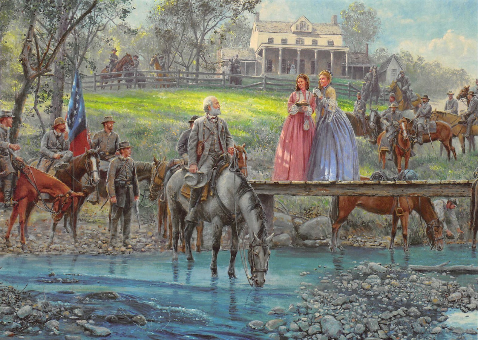5X7 MORT KUNSTLER~AUTOGRAPH SEEKERS OF BEL AIR~FRONT ROYAL~CIVIL WAR