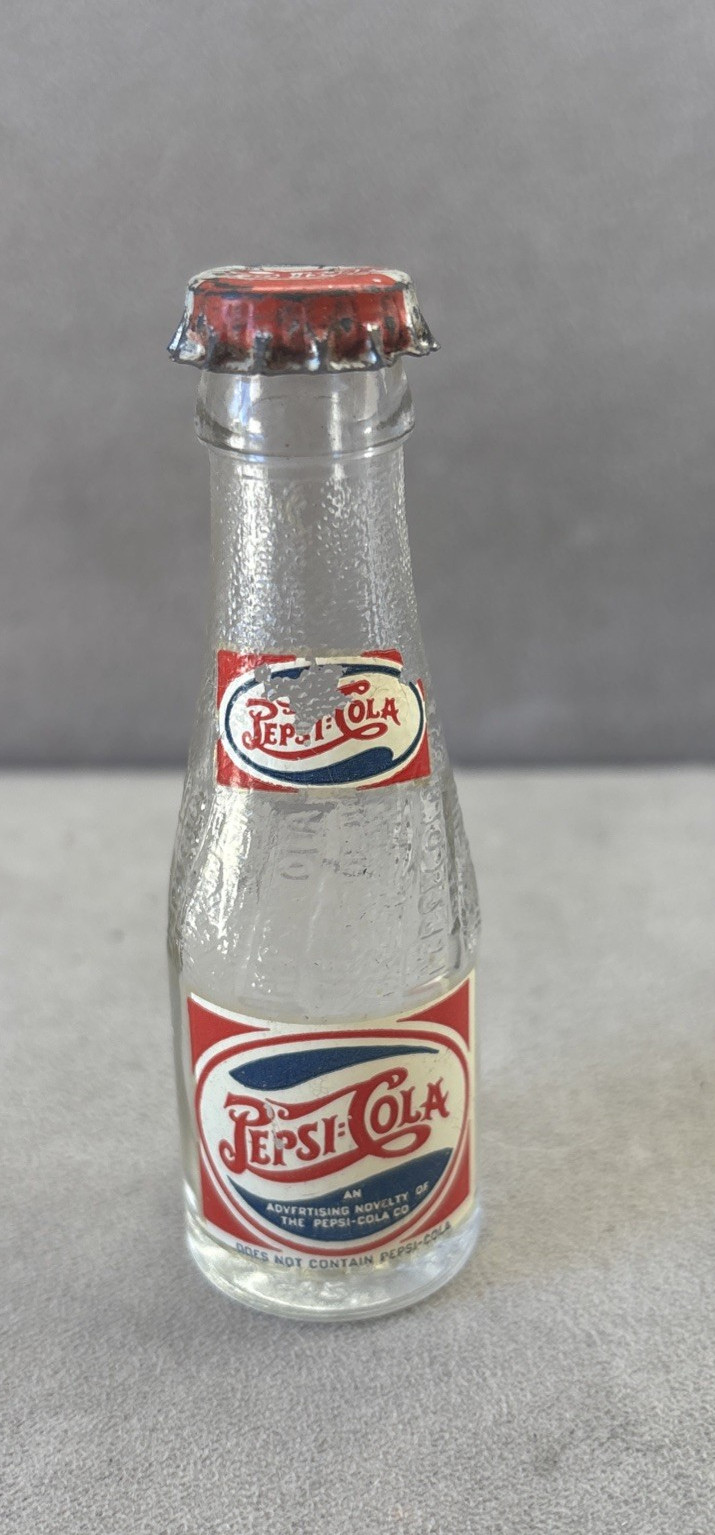 Vintage 1940s Pepsi • Cola Billy Btl Novelty Piece Version #4