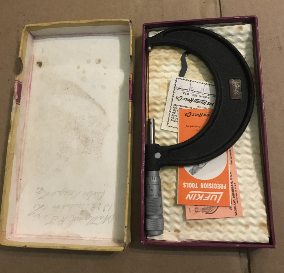 OEM Vintage Lufkin Micrometer Caliper 3