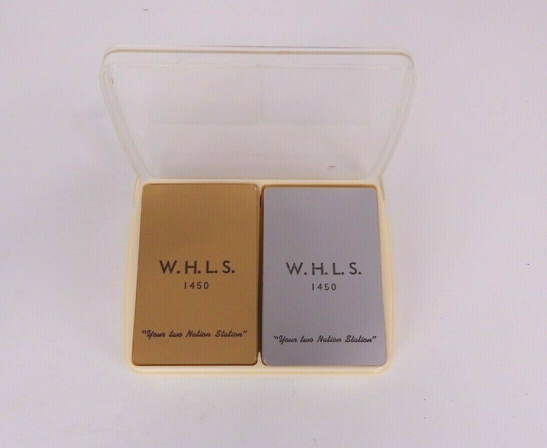 W.H.L.S. 1450 Radio Station Playing Cards Duel Deck Silver/Gold W.H.L.S. 1450 Radio Station Playing Cards Duel Deck Silver/Gold