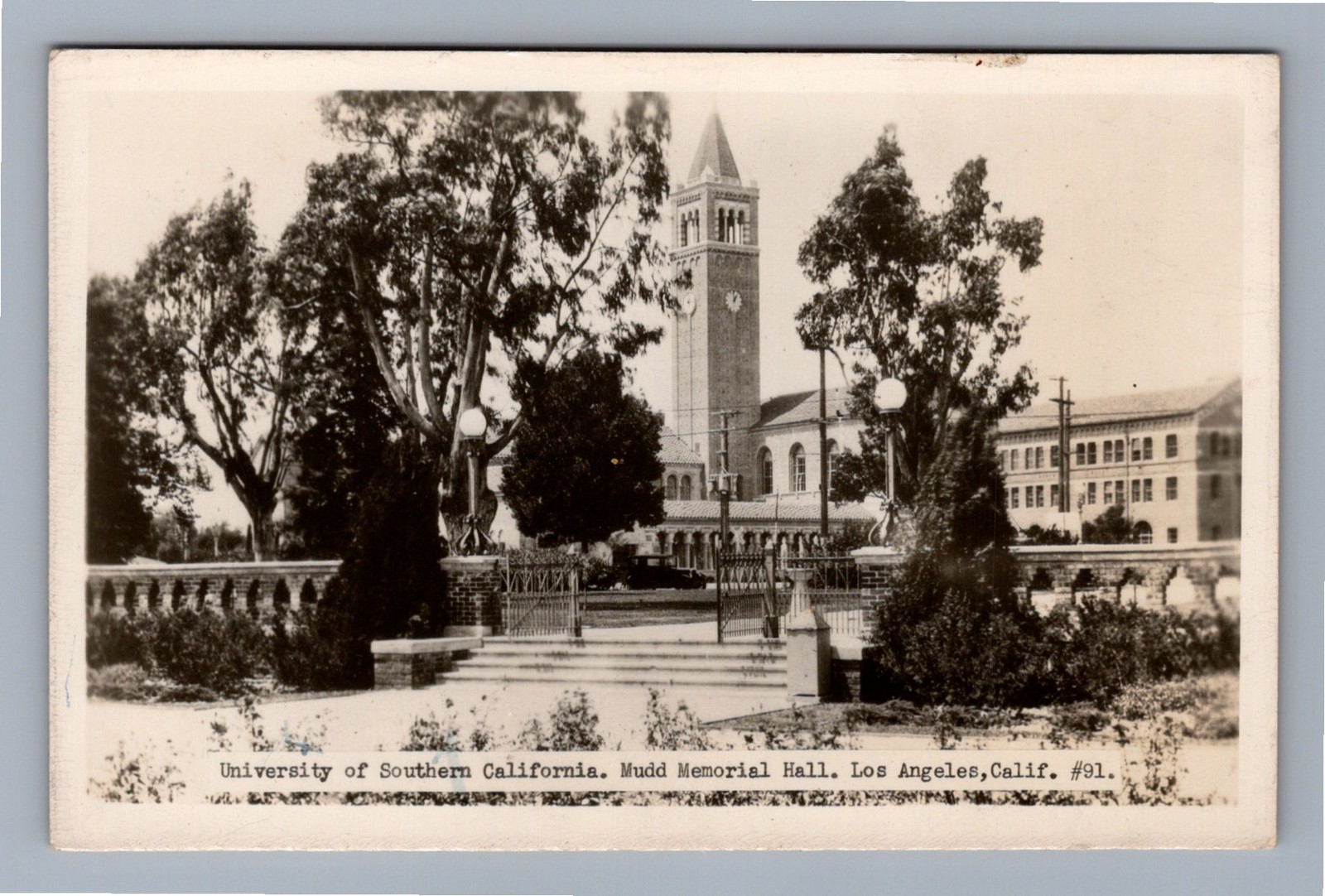 RPPC University of Southern California Mudd Memorial Hall Los Angeles CA #91