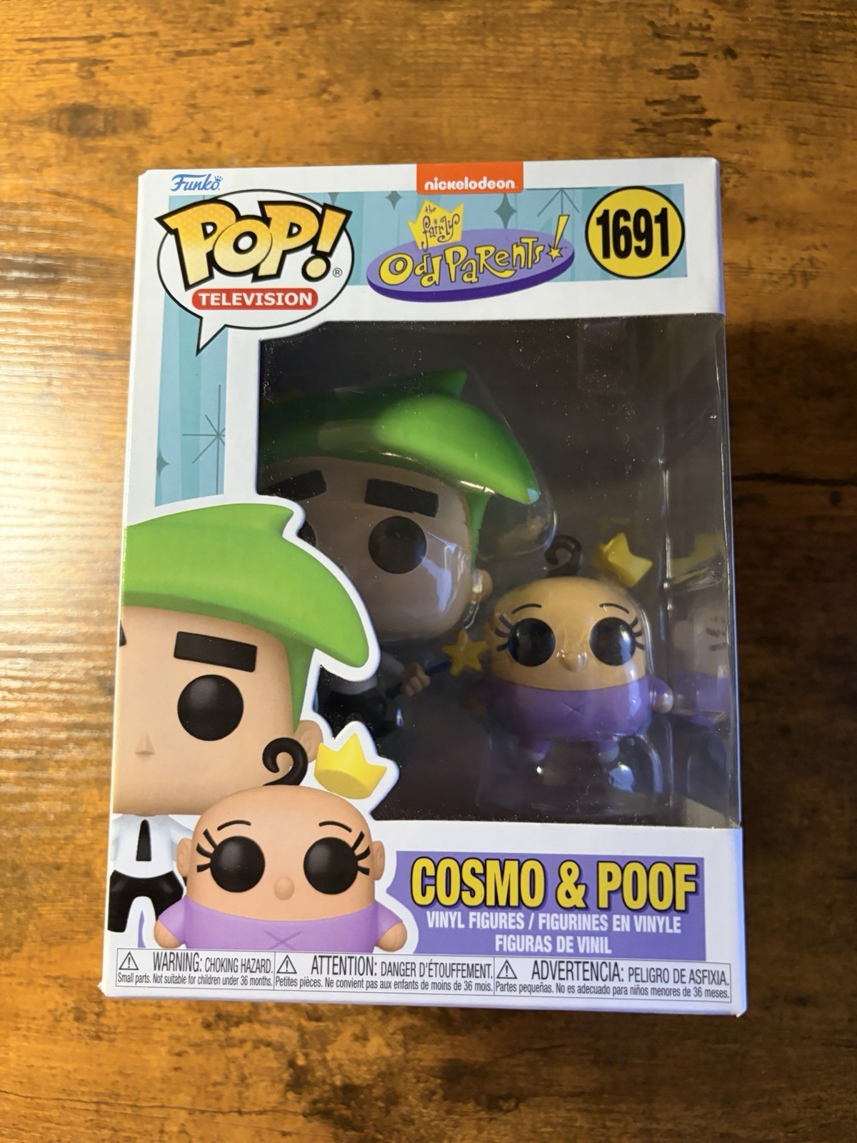Funko Pop The Fairly OddParents Cosmo And Poof #1691 Vinyl Figure
