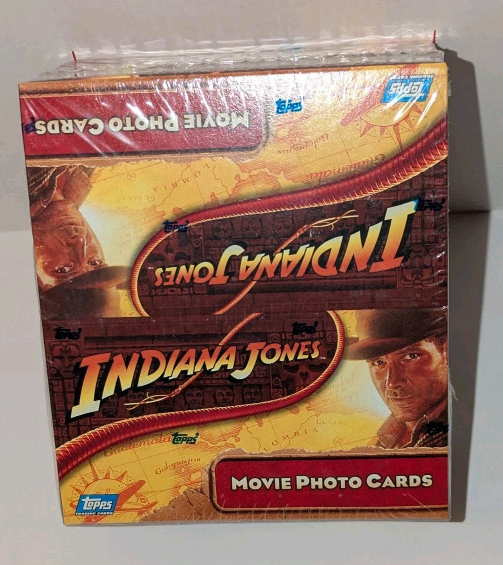 New 2008 Topps Indiana Jones Movie Sealed HOBBY BOX Autograph Sketch Foil Cards New 2008 Topps Indiana Jones Movie Sealed HOBBY BOX Autograph Sketch Foil Cards