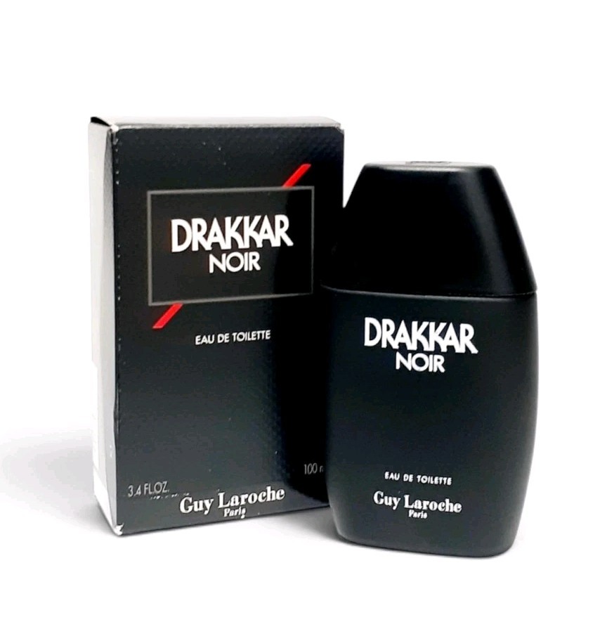 Vintage Cosmair Drakkar Noir 3.4 oz Eau de Toilette Rare 