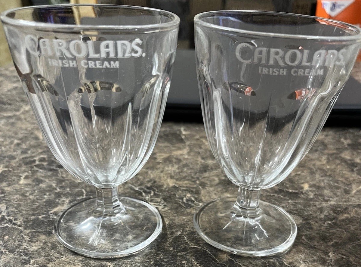 Carolans Irish Cream Sundae Whisky  Glasses-Set Of 2
