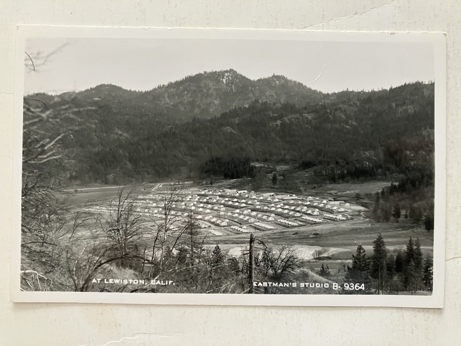 RPPC CIRCA 1950\'S LEWISTON , CALIFORNIA EASTMAN STUDIO PHOTO POSTCARD