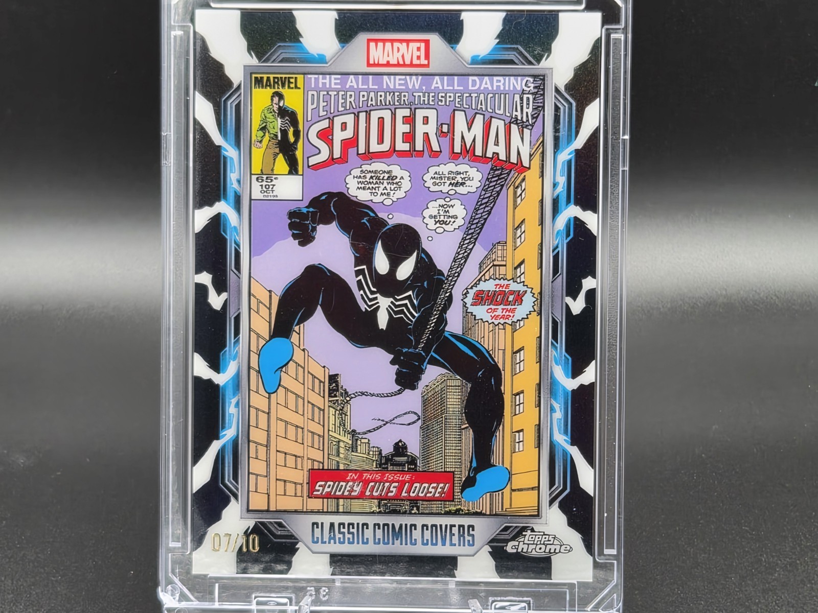 Spider-Man Classic Comic Covers #107 CC-10 Serialized /10 Black