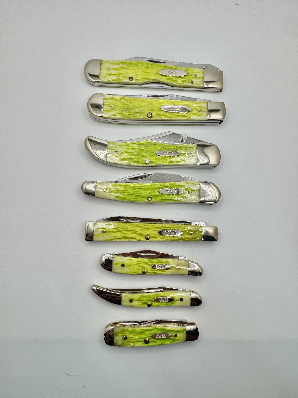 Case XX Key Lime Green Complete Knife Set - Limited Edition 2004