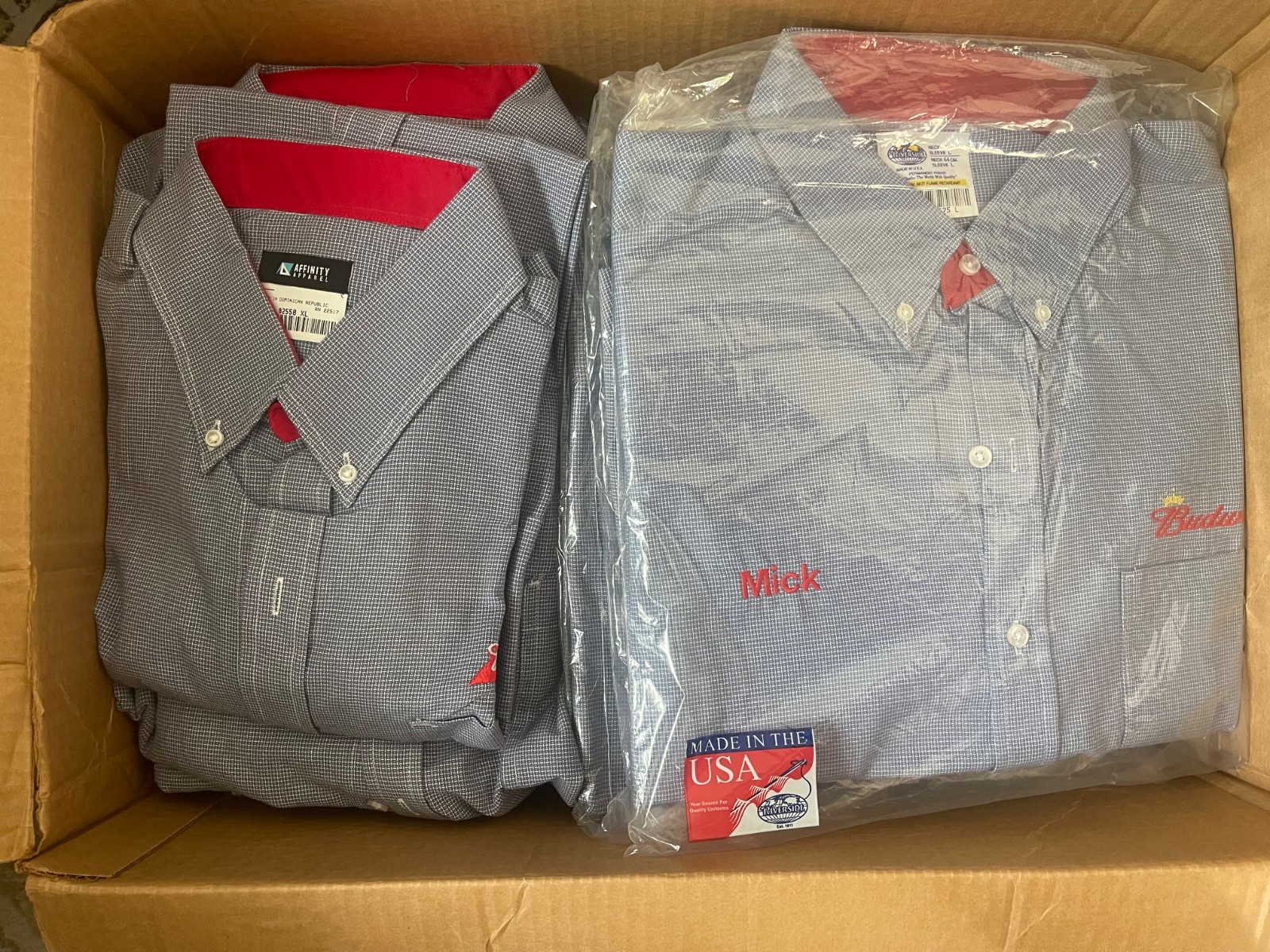 59 Pieces / BRAND NEW / Vintage Budweiser Work Merchandise