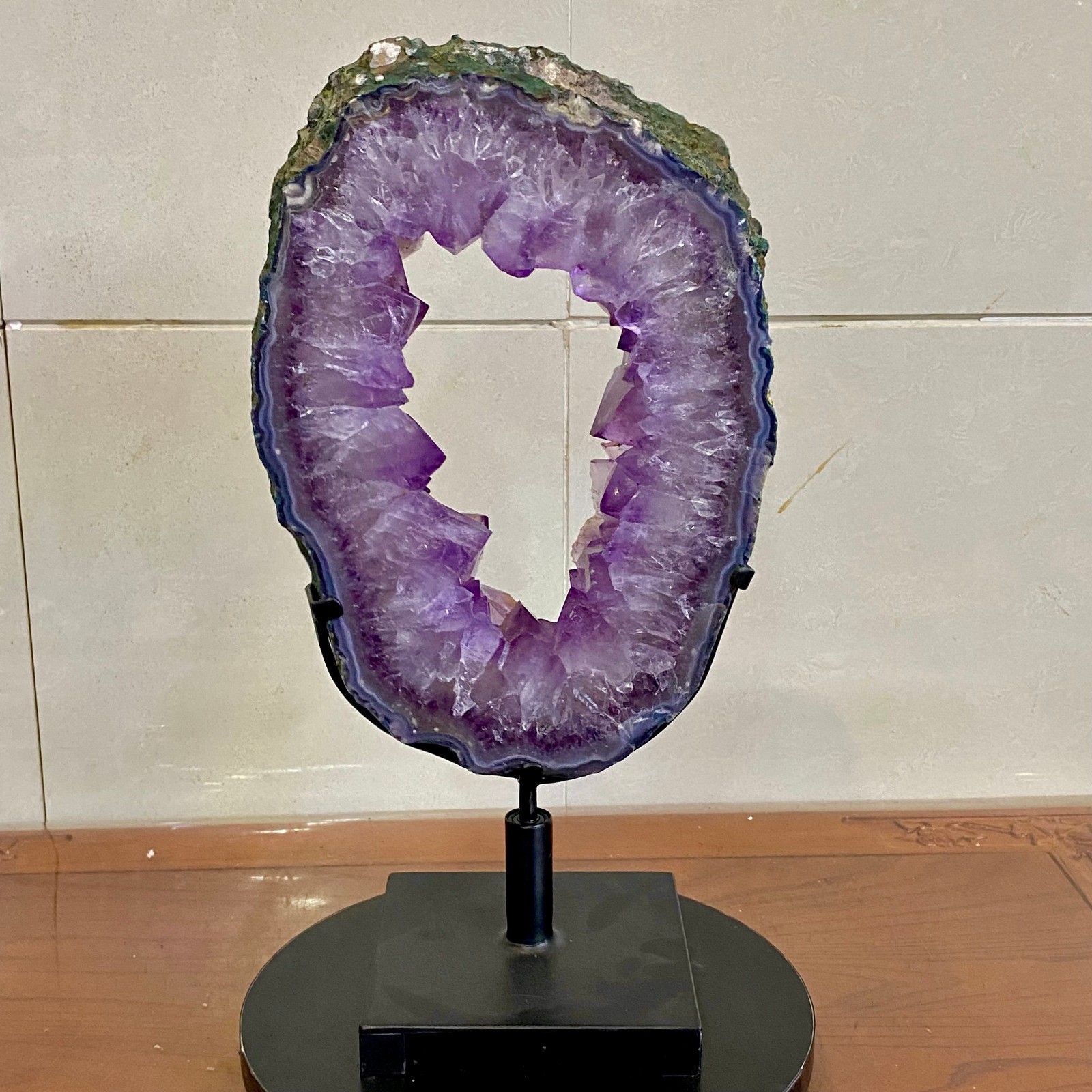 9.36LB Natural amethyst cave flake quartz crystal mineral specimen