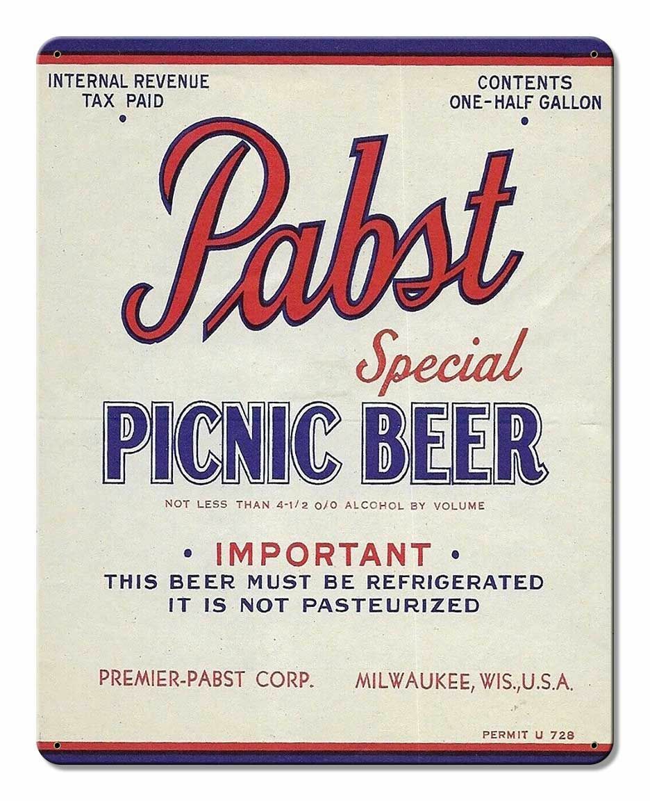 PABST SPECIAL PICNIC BEER MILWAUKEE WI 15 PABST SPECIAL PICNIC BEER MILWAUKEE WI 15